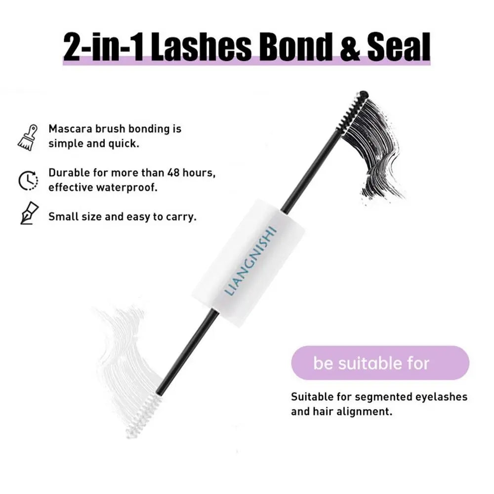 ZuniLuxx Premium 2 In 1 Lashes Bond & Sealer Long Lasting Waterproof Lash Extension and Cluster Glue